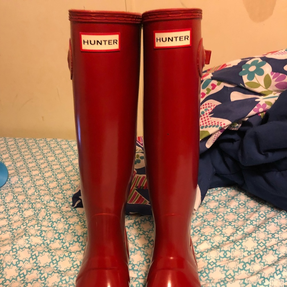 Hunter boots size 9